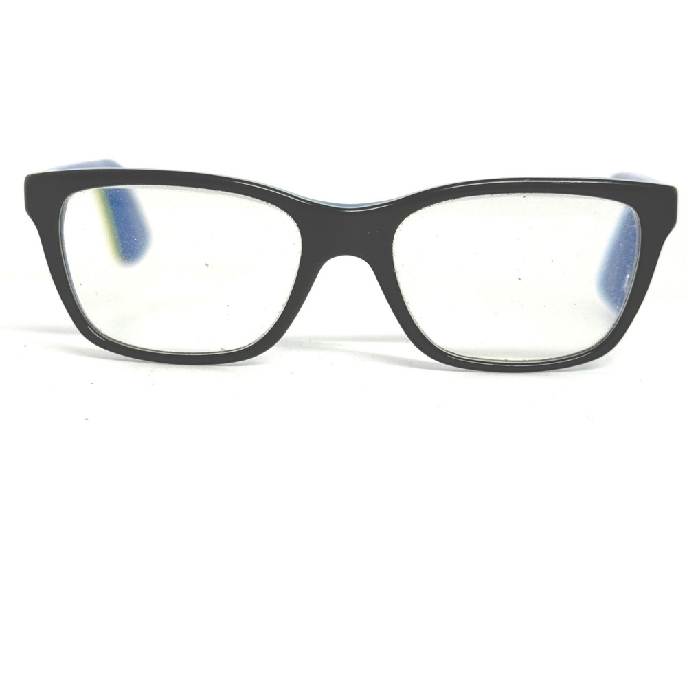 Ray‎ Ban Kids Eyeglasses RB 1536 3600 Black Blue Green Rectangular Frames 21045